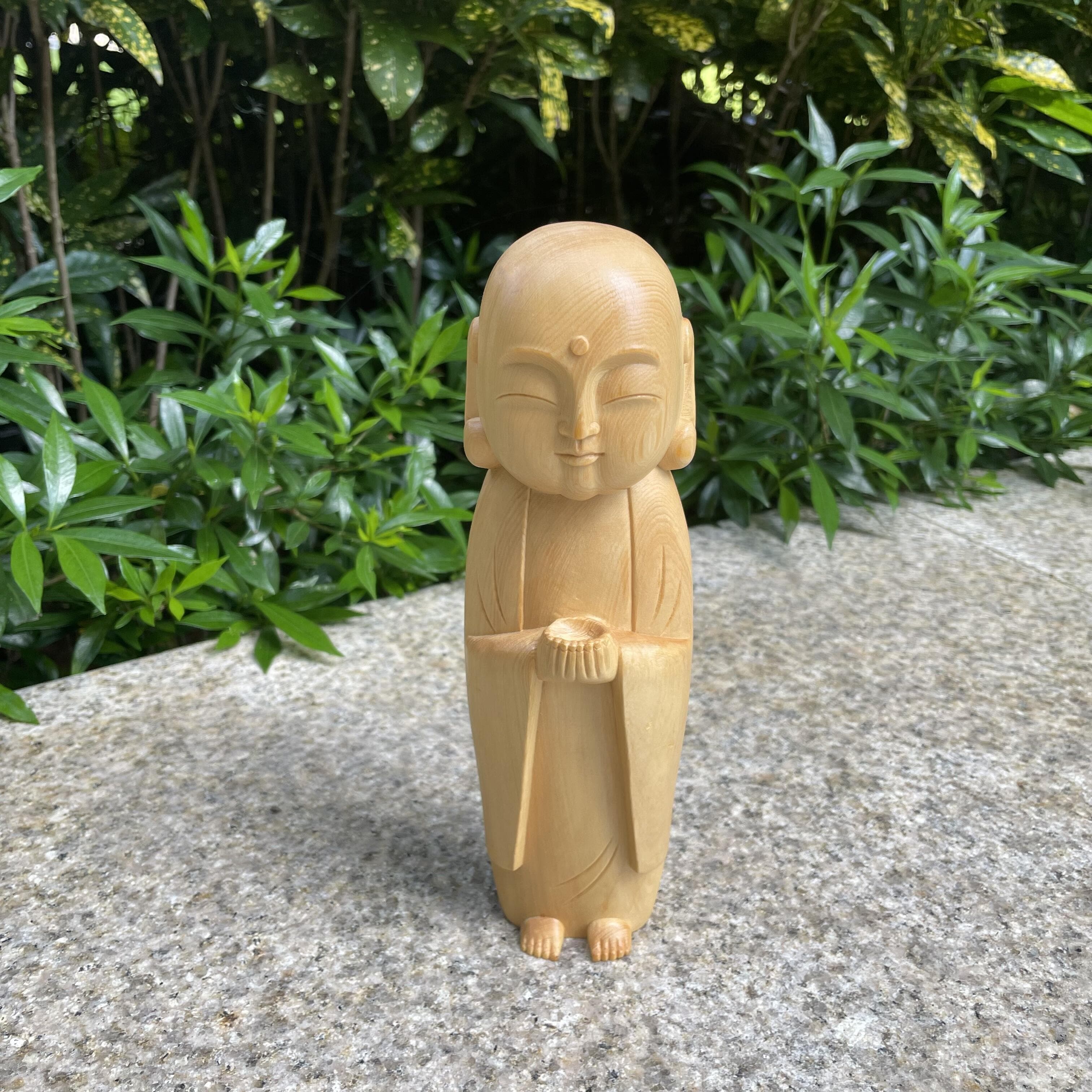仏像 木彫り 地蔵菩薩 子供 小さいお地蔵さん 玄関 置物 風水 かわいい