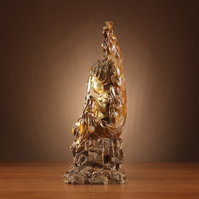 日本仕様正規品 手作りの銅製の大きな仏像 - 美術品