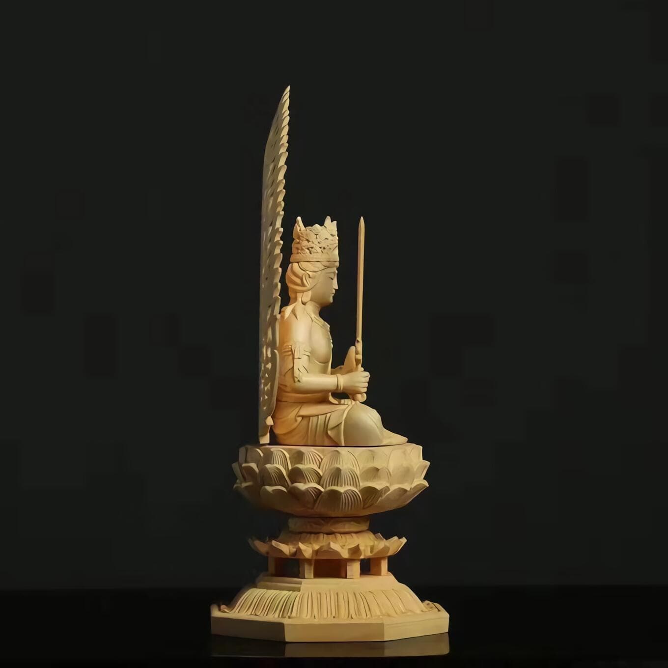 仏像 木彫り 十二支守り本尊